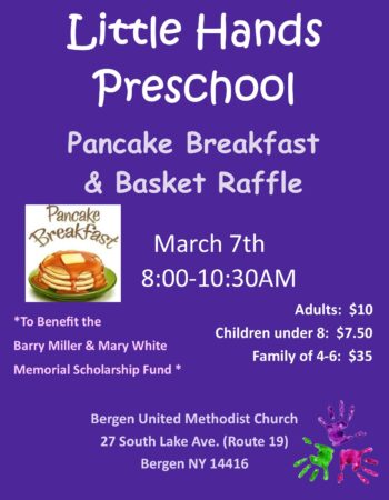 Little Hands Poster - Pancake Breakfast for fb