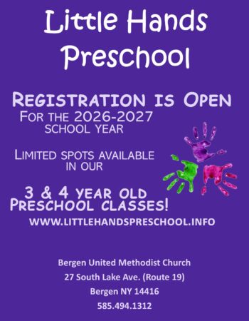 Little Hands Poster - Register Now